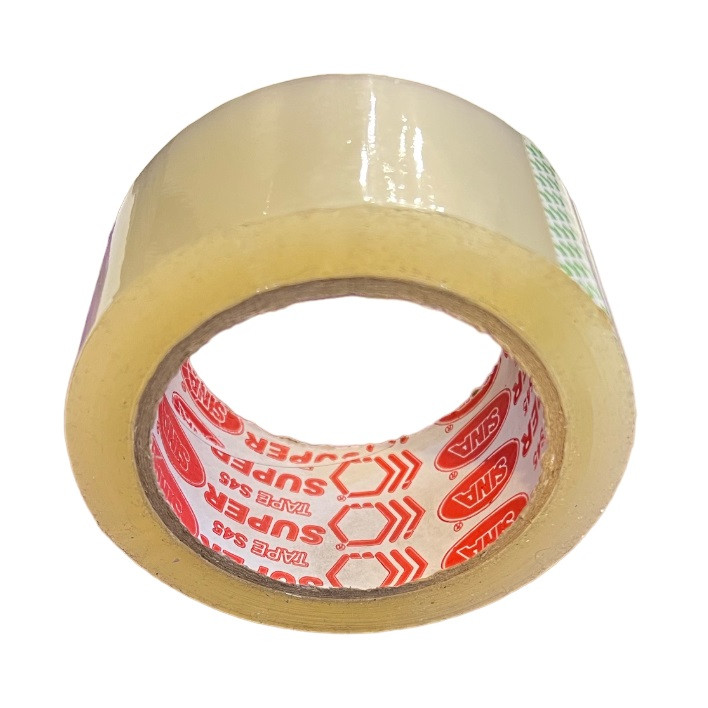 چسب پهن چسب سینا مدل Super Tape S45 عرض 48 میلی متر بسته 6 عددی